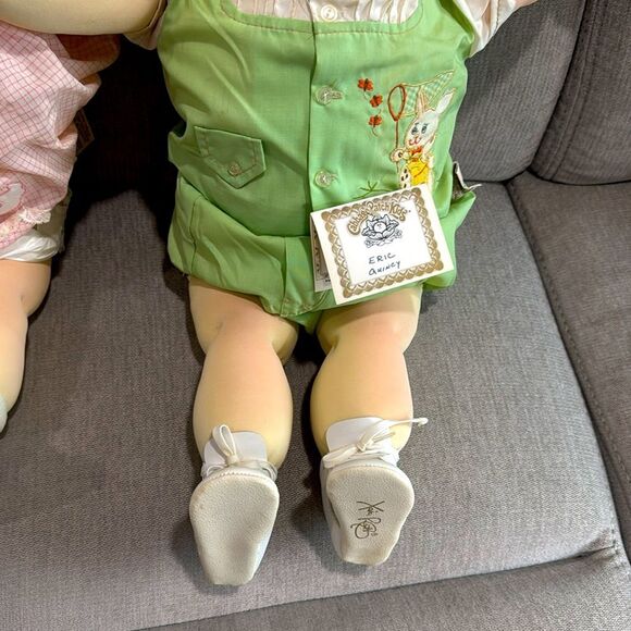 Cabbage Patch Kids Little People Red Hair Boy Birth Certificate Adoption Papers - Picture 13 of 16